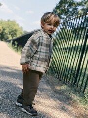 Multi Smart Jacket Top & Trousers Set 3 Piece (3mths-7yrs) - Image 1 of 5