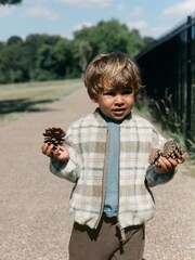 Multi Smart Jacket Top & Trousers Set 3 Piece (3mths-7yrs) - Image 3 of 5