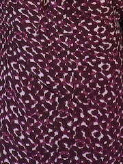 Religion Alto Bajo Fae Ruffle Skirt in Port Polka Dot Print - Imagen 6 de 6