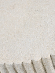 Natural Ribbed Resin Coffee Table - Image 4 of 5