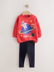Rouge - Ensemble Sweat-shirt et Leggings 2 Piece (3mois-7ans) - Image 5 de 8
