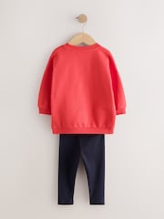 Rouge - Ensemble Sweat-shirt et Leggings 2 Piece (3mois-7ans) - Image 6 de 8