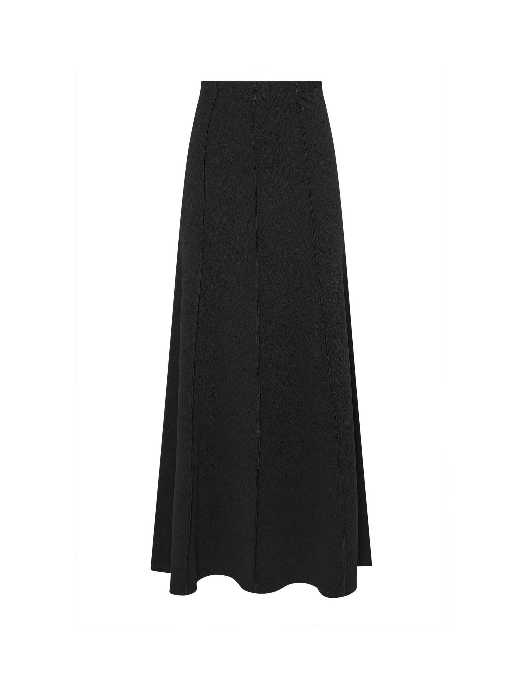Buy Long Tall Sally Black Seamed Maxi Flare Skirt from Next Australia