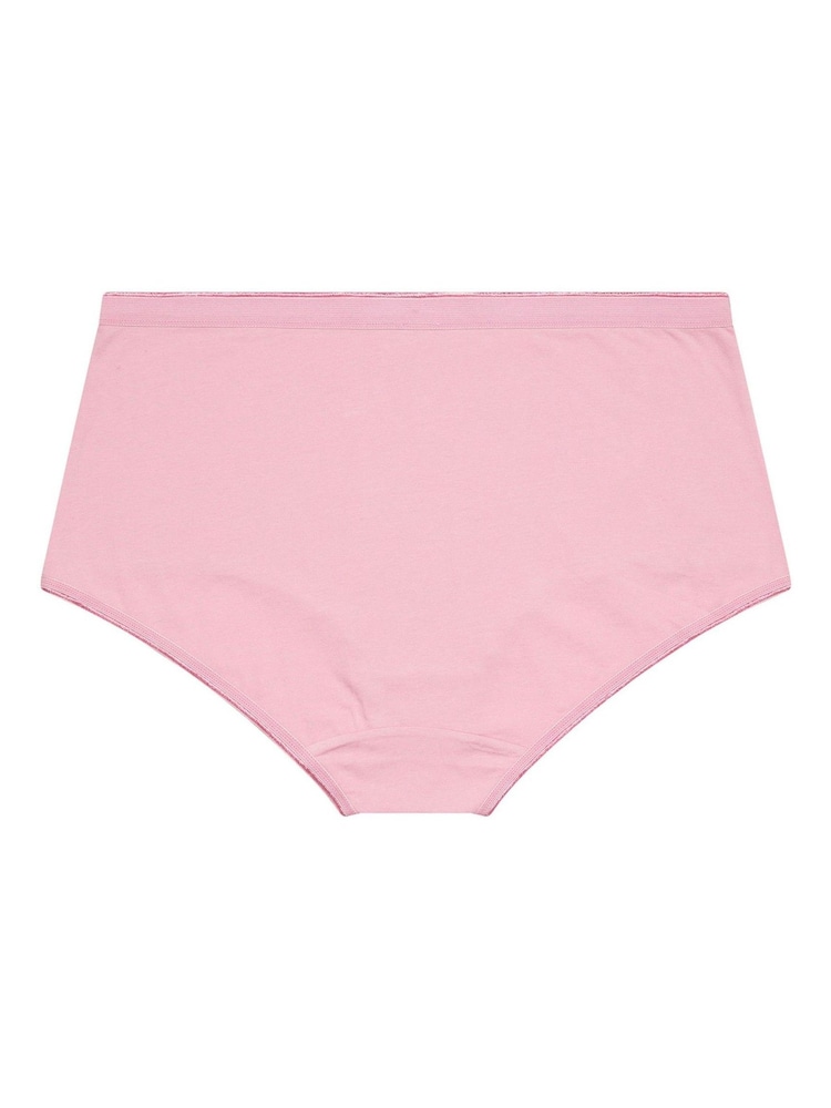 Yours Curve Black Full Brief 5 Pack - Image 8 of 8