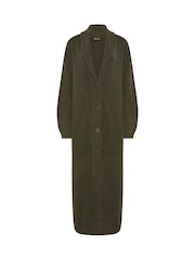 Long Tall Sally Green Knitted Coatigan - Image 6 of 6