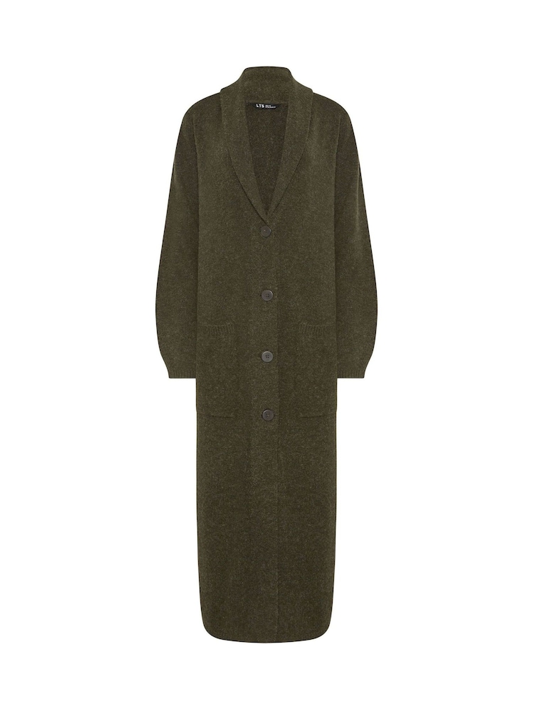 Long Tall Sally Green Knitted Coatigan - Image 6 of 6 Long Tall Sally Green Knitted Coatigan - Image 6 of 6