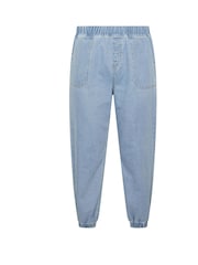 Yours Curve Blue Jogger Pull On Jean - Image 5 of 5