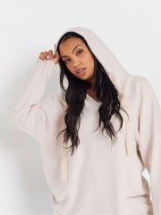 Yours Curve Pink Soft Touch Hoodie - Image 4 of 5