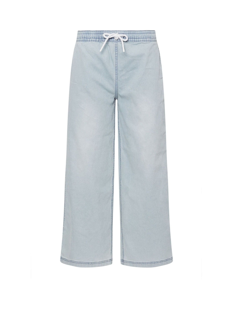 PixieGirl Petite Blue Pull On Wide Leg Jeans - Image 5 of 5 PixieGirl Petite Blue Pull On Wide Leg Jeans - Image 5 of 5