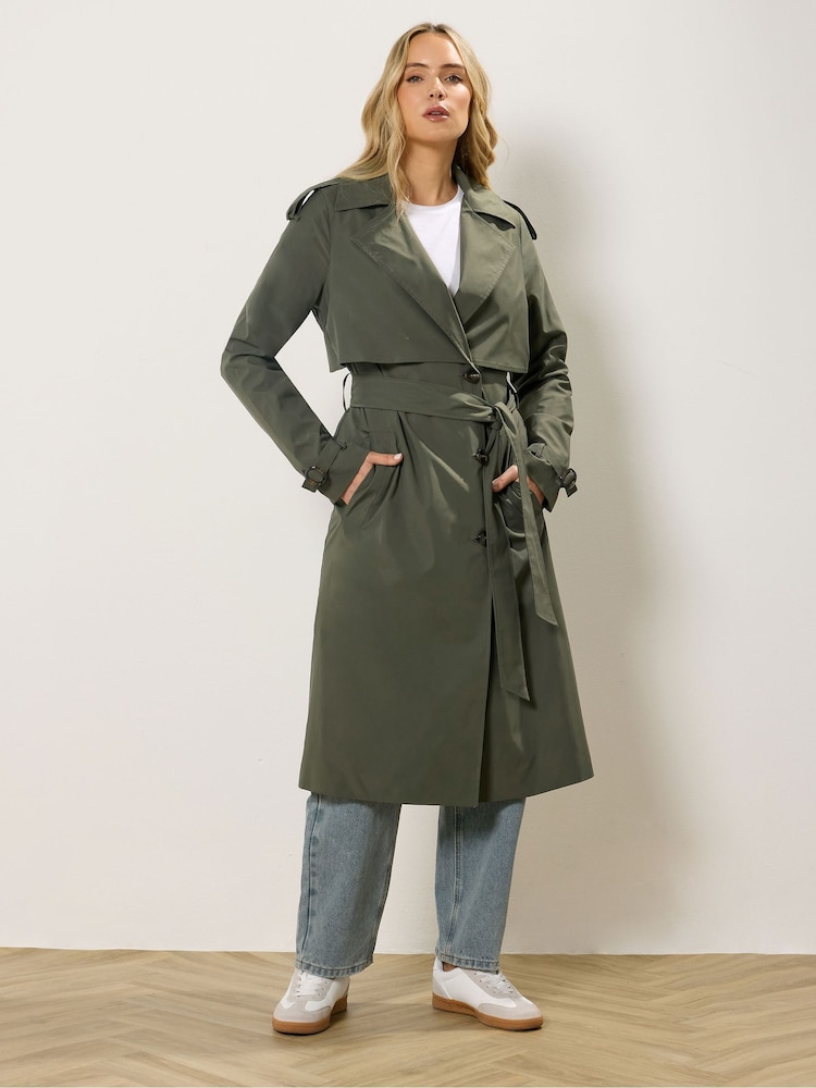 Grønn - Long Tall Sally Trench Coat - Bilde 2 av 5