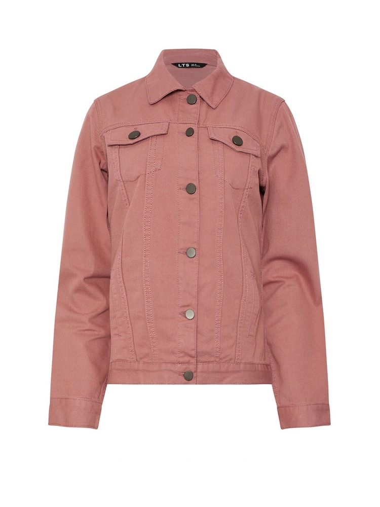 Long Tall Sally Pink Denim Jacket - Image 5 of 5