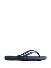 Havaianas Blue Slim Flip Flops - Image 3 of 7
