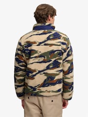 Superdry Green Zip Through Fleece - Image 2 of 6