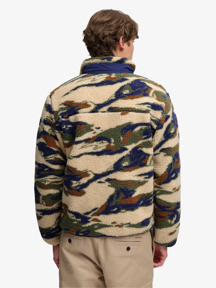 Superdry Green Zip Through Fleece - Image 2 of 6