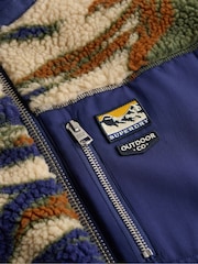 Superdry Green Zip Through Fleece - Image 6 of 6