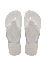 Havaianas White Top Flip Flops - Image 1 of 7