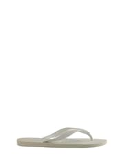 Havaianas White Top Flip Flops - Image 3 of 7