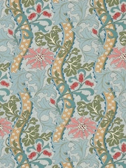 Morris & Co RoseWoad Cornflower Unfinished Works 10M Wallpaper - Image 2 of 2
