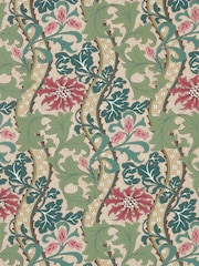 Morris & Co MadderForest Cornflower Unfinished Works 10M Wallpaper - Image 2 of 2