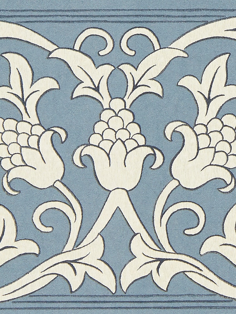 Morris & Co River Wandle St Johns Border Unfinished Works 10M Wallpaper - Image 1 of 1