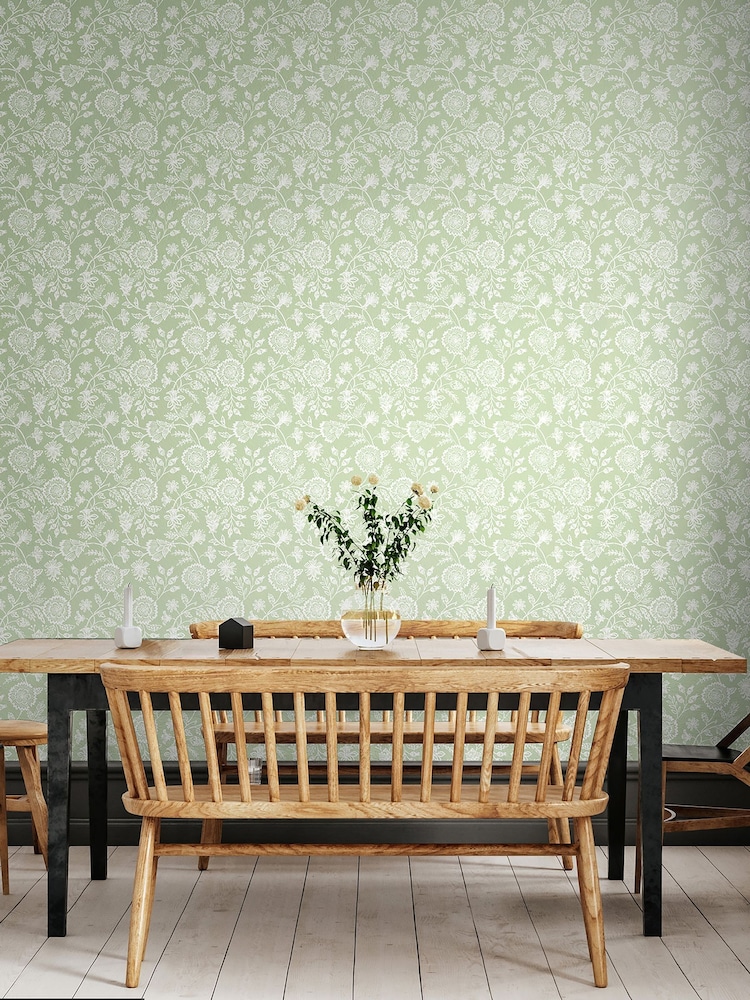 Hoopla Walls Pear Evelyn Trail Bone 10M Wallpaper - Image 1 of 2 Hoopla Walls Pear Evelyn Trail Bone 10M Wallpaper - Image 1 of 2