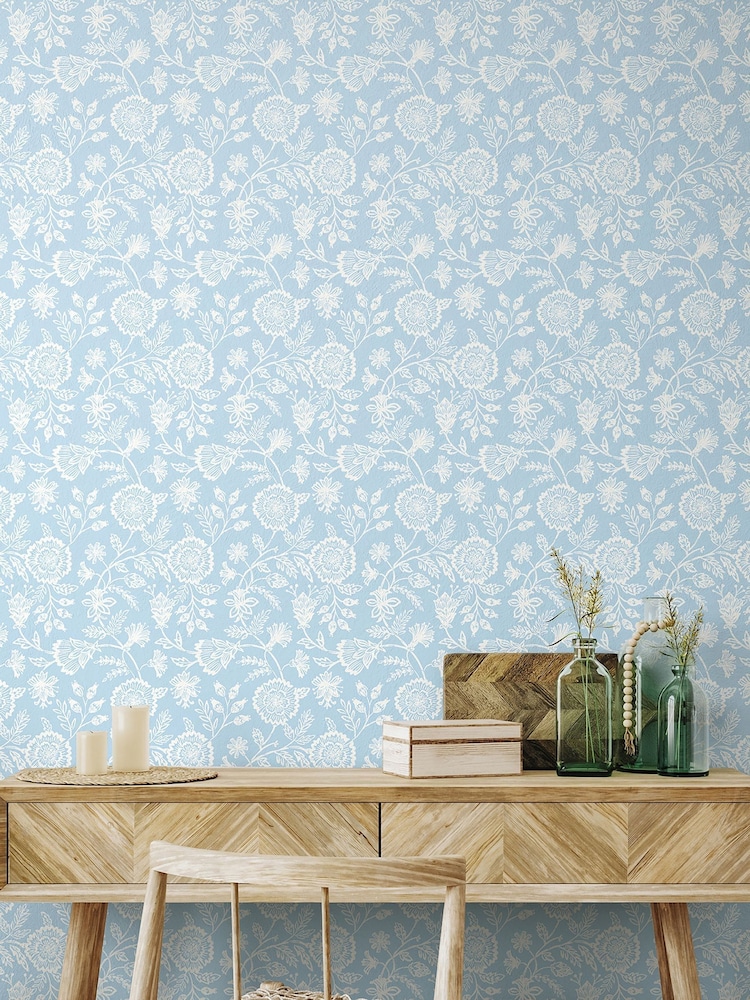 Hoopla Walls Sky Evelyn Trail Bone 10M Wallpaper - Image 1 of 2 Hoopla Walls Sky Evelyn Trail Bone 10M Wallpaper - Image 1 of 2