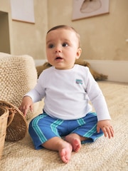 Blue/Green Seminal X Car Pintos Top and Joggers Baby Set (0mths-2yrs) - Image 1 of 18