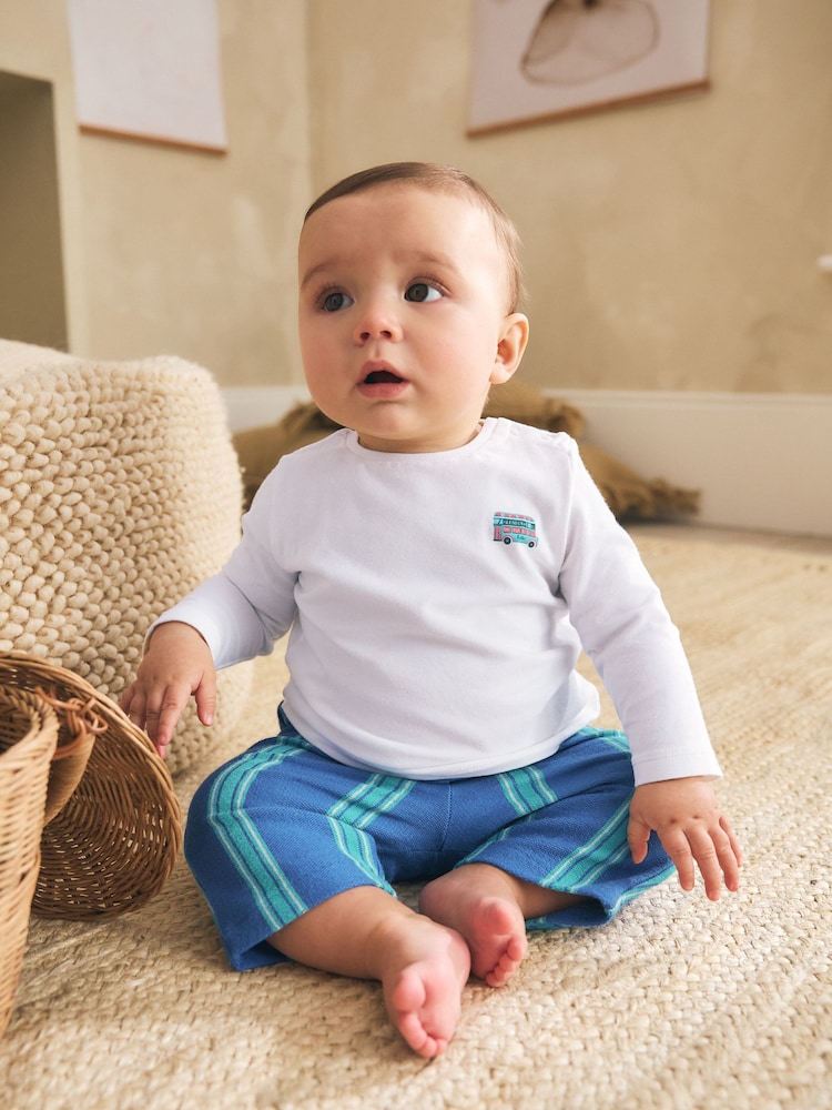 Blue/Green Seminal X Car Pintos Top and Joggers Baby Set (0mths-2yrs) - Image 1 of 18 Blue/Green Seminal X Car Pintos Top and Joggers Baby Set (0mths-2yrs) - Image 1 of 18