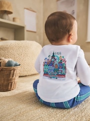 Blue/Green Seminal X Car Pintos Top and Joggers Baby Set (0mths-2yrs) - Image 3 of 18