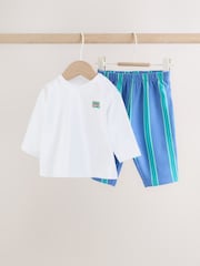 Blue/Green Seminal X Car Pintos Top and Joggers Baby Set (0mths-2yrs) - Image 5 of 18
