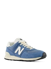 New Balance Bright Blue 574 Trainers - Image 3 of 8