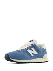 New Balance Bright Blue 574 Trainers - Image 4 of 8