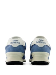 New Balance Bright Blue 574 Trainers - Image 6 of 8