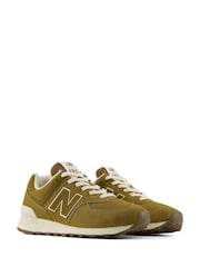 New Balance Brown 574 Trainers - Image 7 of 10