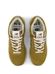 New Balance Brown 574 Trainers - Image 9 of 10