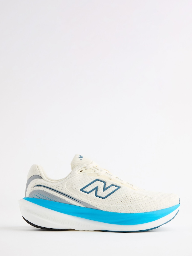 New Balance White/Blue 1080v15 Trainers - Image 1 of 14 New Balance White/Blue 1080v15 Trainers - Image 1 of 14