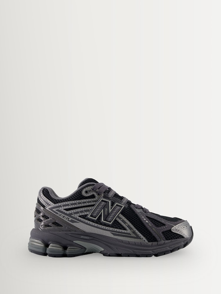 New Balance Black 1906 Lace Junior Trainers - Image 1 of 8 New Balance Black 1906 Lace Junior Trainers - Image 1 of 8