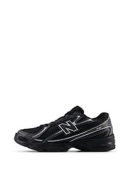 New Balance Black 740 Bungee Lace Trainers - Image 2 of 9