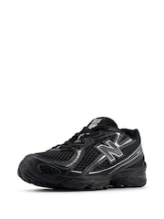 New Balance Black 740 Bungee Lace Trainers - Image 4 of 9