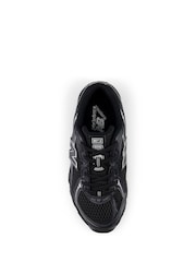 New Balance Black 740 Bungee Lace Trainers - Image 8 of 9