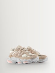 New Balance Pale Pink Kids 9060 Lace Trainers - Image 3 of 6