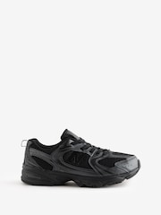 New Balance Black 530 Bungee Lace Kids Trainers - Image 1 of 6
