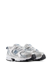Sølv - New Balance 530 elastisk blondesko til spedbarn - Bilde 7 av 10
