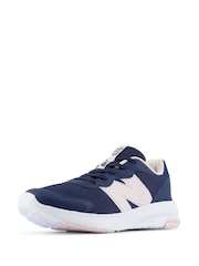 New Balance Black/Pink 578 Youth Lace Trainers - Image 5 of 13