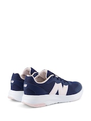 New Balance Black/Pink 578 Youth Lace Trainers - Image 8 of 13