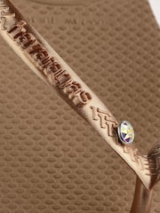 Havaianas Gold Slim Flip Flops - Image 4 of 5