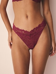Rouge bordeaux - Culotte en dentelle Ultimate Comfort 2 Pack - Image 3 de 9