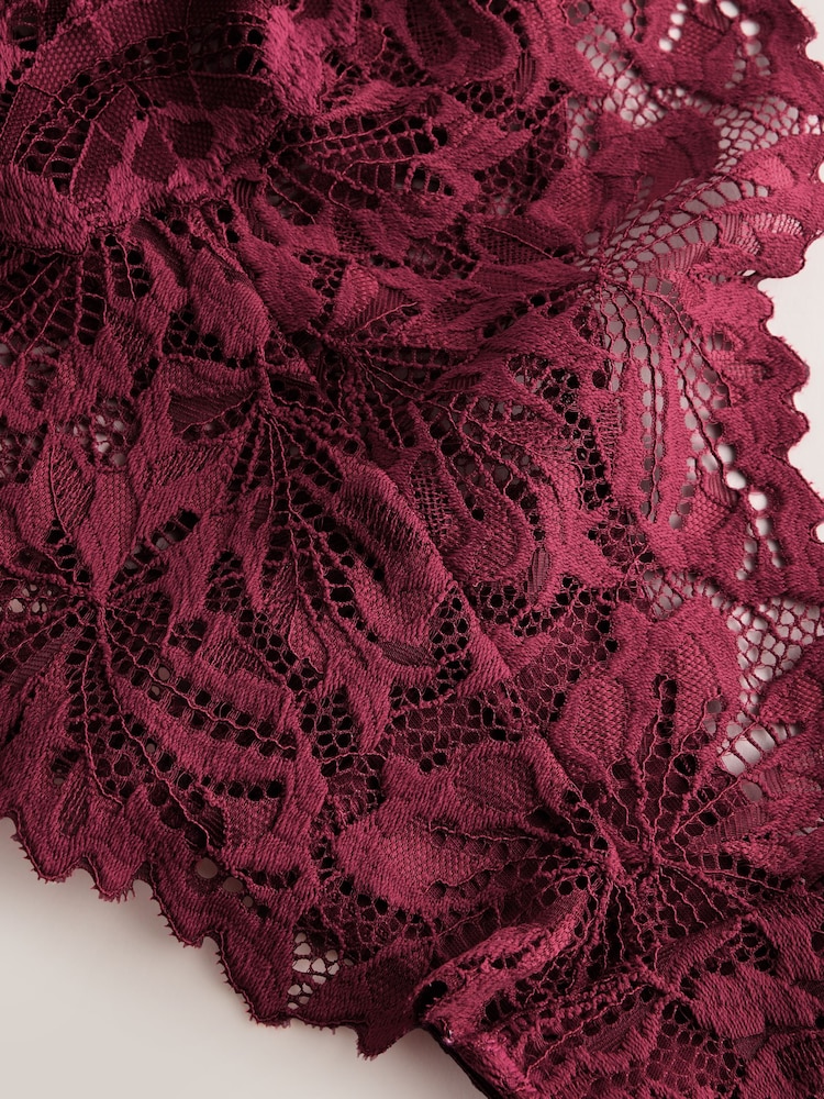 Rouge bordeaux - Culotte en dentelle Ultimate Comfort 2 Pack - Image 9 de 9