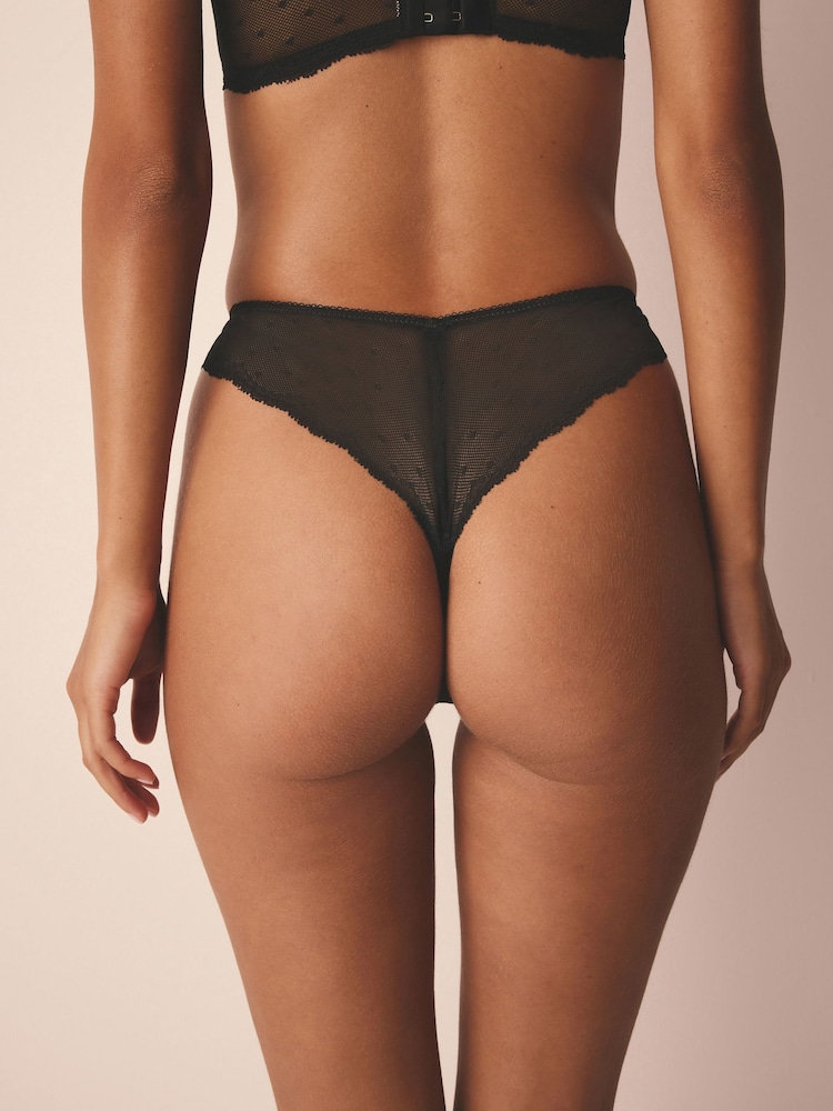 Navy Premium Swiss Designed Embroidered Briefs - Image 2 of 6 Navy Premium Swiss Designed Embroidered Briefs - Image 2 of 6