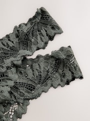 Green Thong Ultimate Comfort Lace Knickers 2 Pack - Image 3 of 7